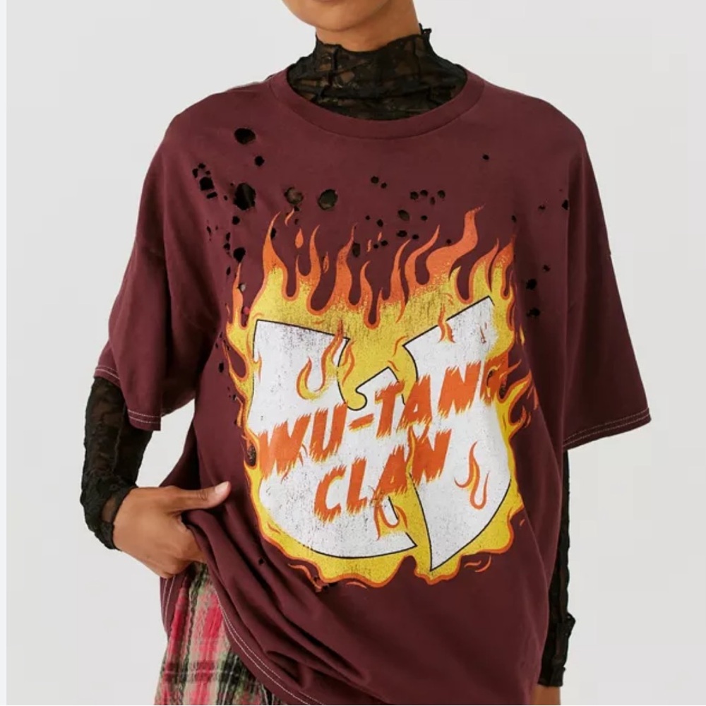 NEW Wu-Tang Clan Oversized Graphic Tee Dress